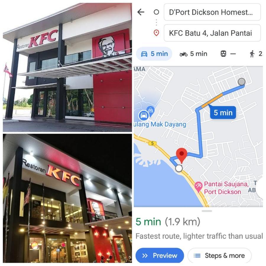 D'Port Dicksonmuslimonly Homestay Eksteriør bilde